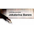 Zvērināta advokāte - Jekaterina Barere