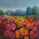 Flower paintings
