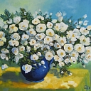Flower paintings