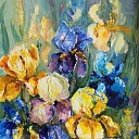 Flower paintings