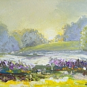 Paintings of nature scenes