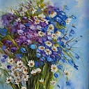 Flower paintings