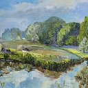 Paintings of nature scenes