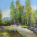 Paintings of nature scenes