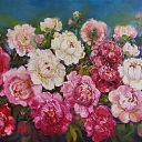 Flower paintings