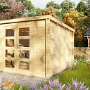 Wooden garden sheds