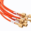 Capillary hoses, elastic