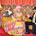 Dress in stylized clothes