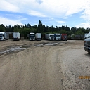 truck parking lot