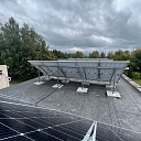 In Mežapark, 11kW on the roof of an apartment building