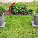 concrete flower box