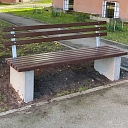 bench with backrest