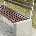bench with backrest