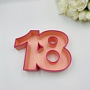 3D printed numbers