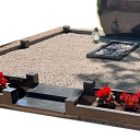 Grave beautification works in Valmiera