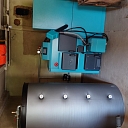 Combined wood-pellet boiler