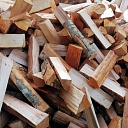 Chopped firewood