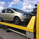 Car evacuation service. Cesis
