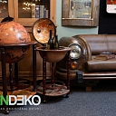 ALANDEKO bar globes bar accessories storage leather sofa