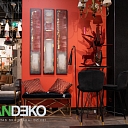 ALANDEKO bar chairs, hall bench, ceiling lamp, decorative cushions, bar table