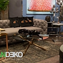 ALANDEKO decorative figures, original interior items, tables for the living room, sofa, embroidered pillows
