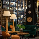 ALANDEKO ceiling lamps wooden table lamp floor lamp wooden cutout table unique design table