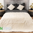 ALANDEKO bedroom interior bedspreads home textiles bedside tables decorative plants