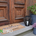 ALANDEKO lanterns garden candlesticks garden flower pots entrance mat