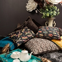 ALANDEKO домашний текстиль, декоративная наволочка, чайный поднос, искусственные срезанные цветы, фарфоровый чайник