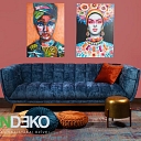 ALANDEKO wall decorations paintings upholstered furniture velvet sofa