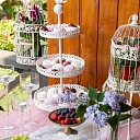 ALANDEKO glass vase serving tray stand cake plate wine glass glass candle holders