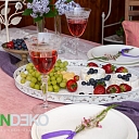ALANDEKO holiday table design, food serving, drinkware, tablecloths