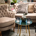 ALANDEKO dishes, neutral interior tones, tables for the living room, decorative carpets