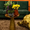 ALANDEKO gold decorations ceramic vases soft furniture soft fluffy carpets