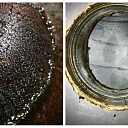 Kitchen hood cleaning, kitchen fat extractor