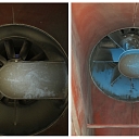 Cleaning of industrial ventilation for production premises