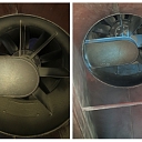 Cleaning of industrial ventilation for production premises