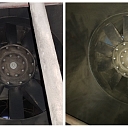 Cleaning of industrial ventilation for production premises