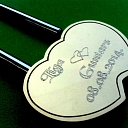 Mechanical engraving on metal