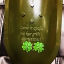 Metal plate engraving