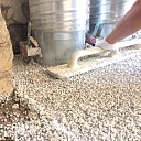 Floor heat insulation