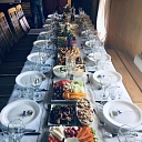 Banquets, table laying