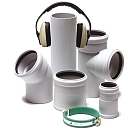 Wavin noise-absorbing sewer AS+