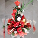 Flower bouquets in Kuldiga