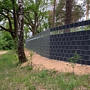 2D panel with lamellae