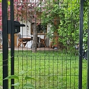 3D fence panels single-sided gate