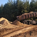 Tractors, excavators, autocranes, universal dumpers for bulk and container cargo