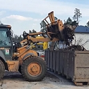 Tractors, excavators, autocranes, universal dumpers for bulk and container cargo