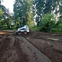 Tractors, excavators, autocranes, universal dumpers for bulk and container cargo