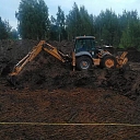 Tractors, excavators, autocranes, universal dumpers for bulk and container cargo